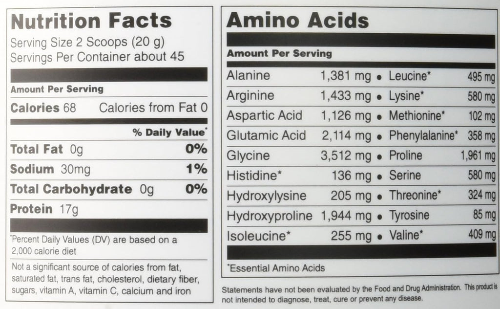 Beef Gelatin Powder, Non-GMO, Gluten & Dairy Free - 32 oz X997392