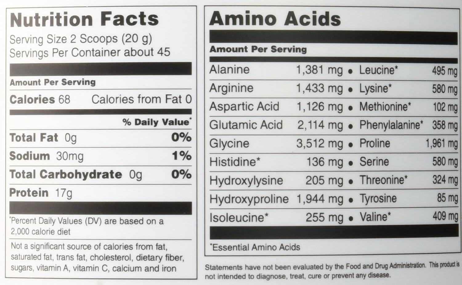 Beef Gelatin Powder, Non-GMO, Gluten & Dairy Free - 32 oz X997392