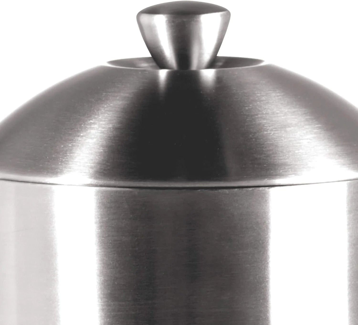 Double-Walled Stainless-Steel French Press Coffee Maker, Brushed, 17 Ounces I6106