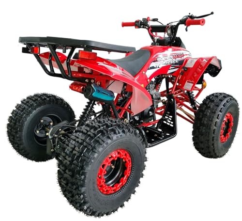 125cc ATV with Reverse Double Headlights Led Gas 4 Wheeler (Green) - Extra Large L9677