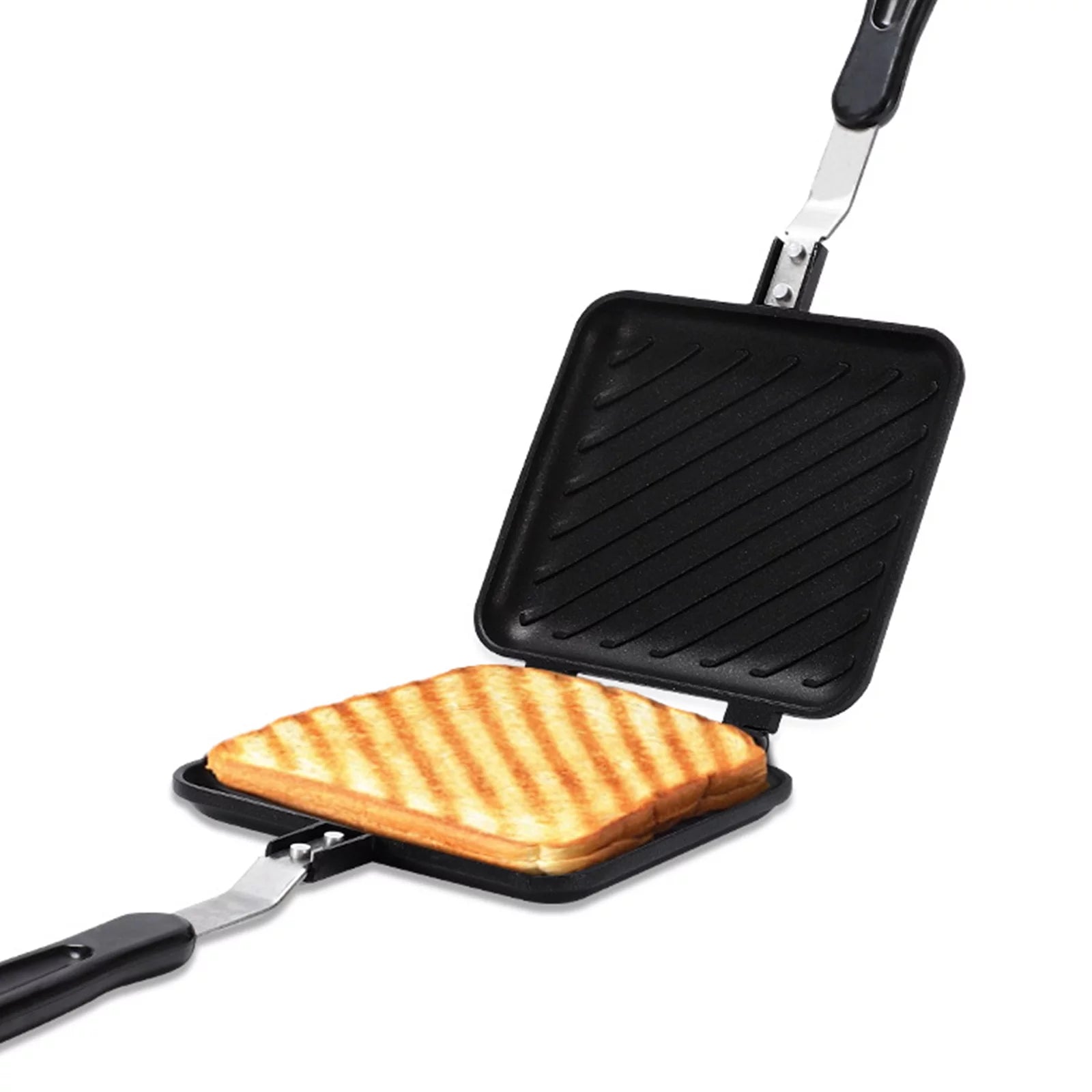 Toasted Sandwich Maker with Non-stick Plates and Insulated Handle X8178