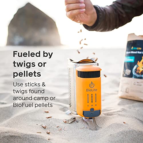 Campstove mit 2 Holzbrennern und USB-Aufladung Q7624