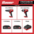 20V Cordless Drill and Impact Driver Kit with 2 Batteries and Charger O29680