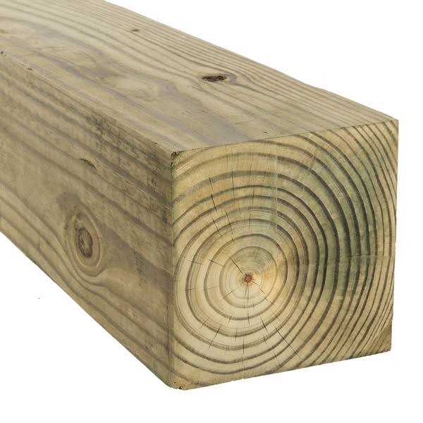 6-in x 6-in x 12-ft #2 Southern Yellow Pine Ground Contact Pressure Treated Lumber Z26400