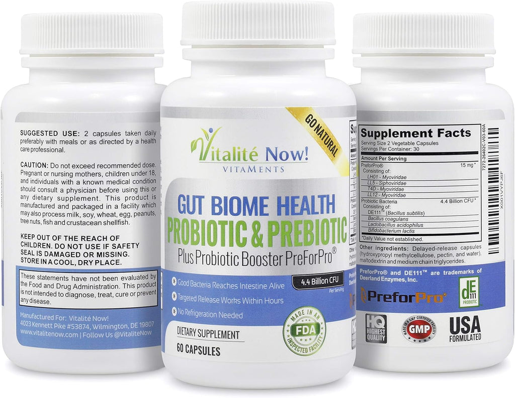 Probiotic plus Prebiotic - 4.4 Bn CFU - Bacillus Subtilis Y8903