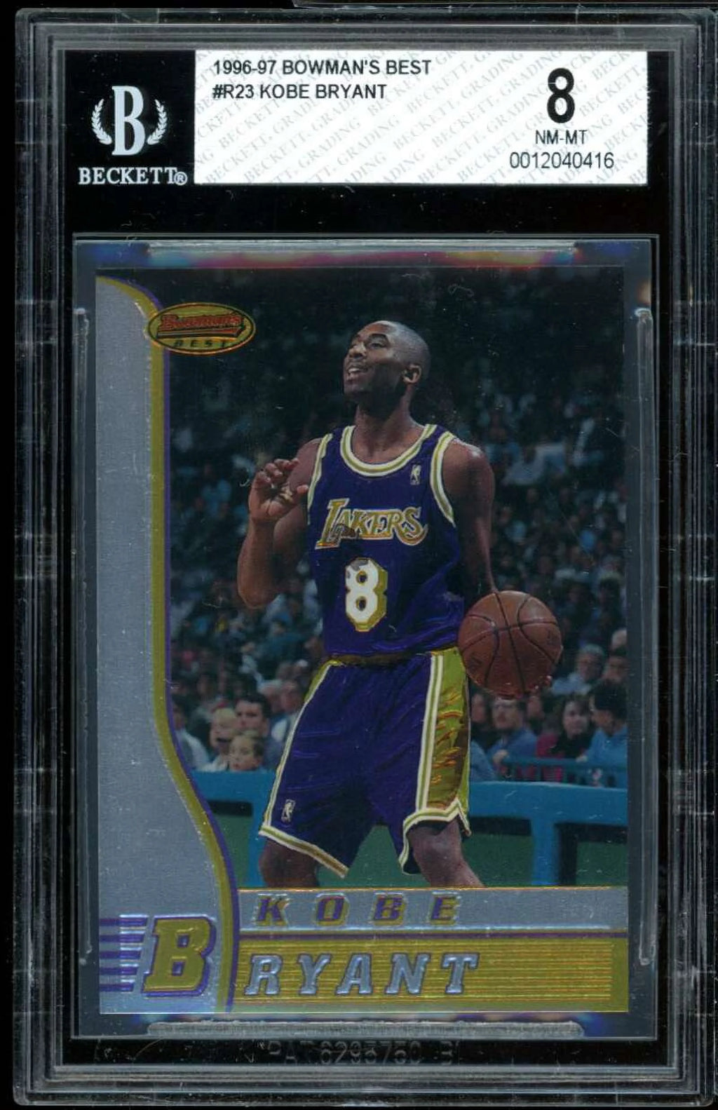 1996-97 Bowman's Best #r23 BGS 8 Rookie Card M728558
