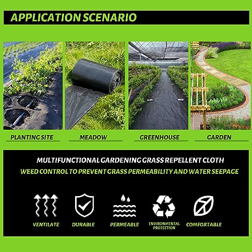 3.2oz Heavy Duty Weed Barrier Landscape Fabric H6263