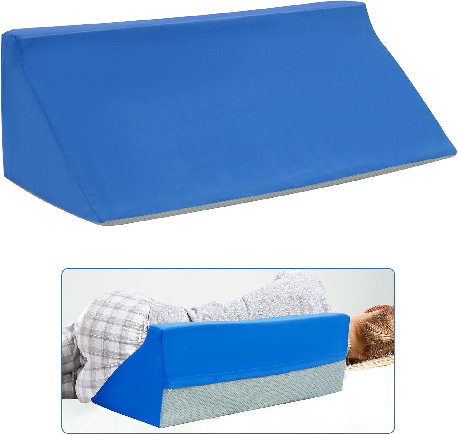 Foam Bed Wedge Pillow 7.87 x 9.84 x 23.62 in. M827205