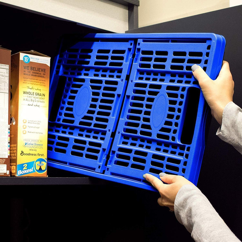 3PK 45L Collapsible Plastic Storage Bins T290544