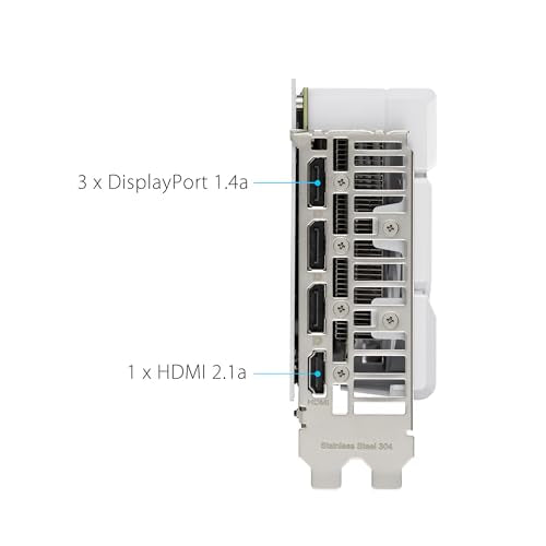 GeForce RTX 4070 12GB GDDR6X White Graphics Card C38039