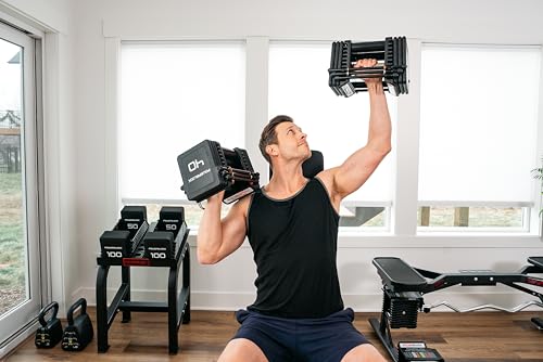 Adjustable Dumbbell, Single Unit 5-100 lb Steel T84458