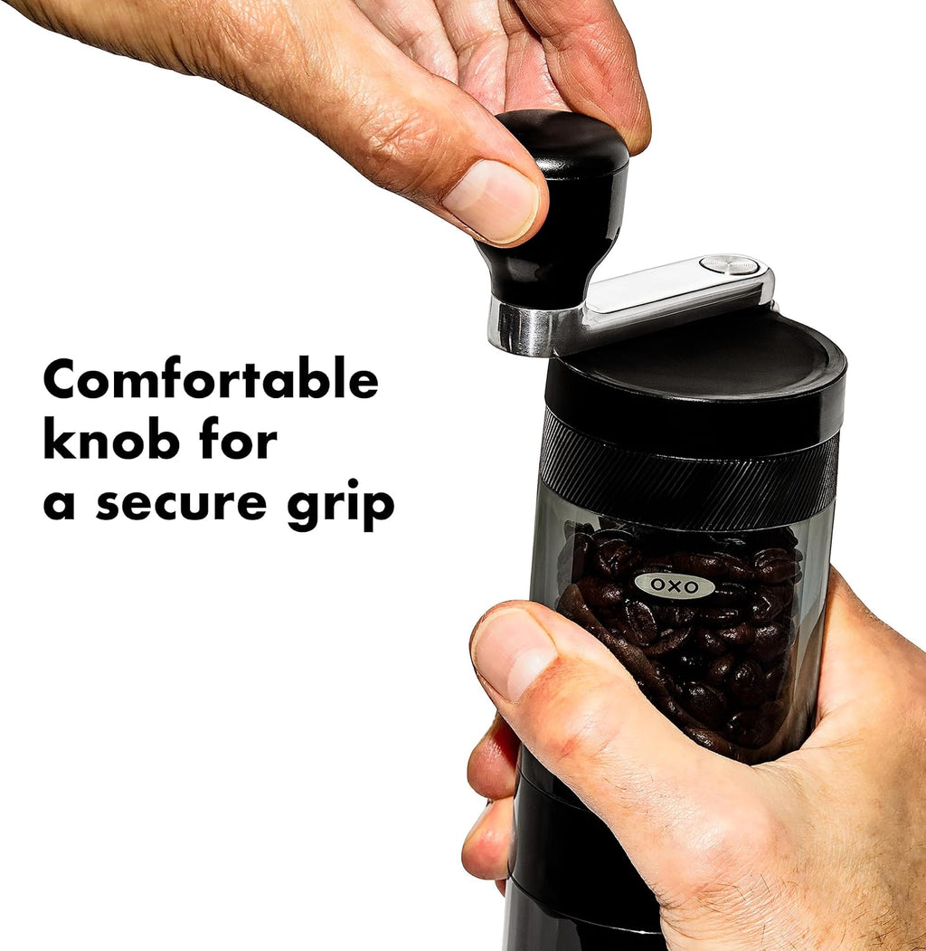 Black Manual Burr Coffee Grinder L106104