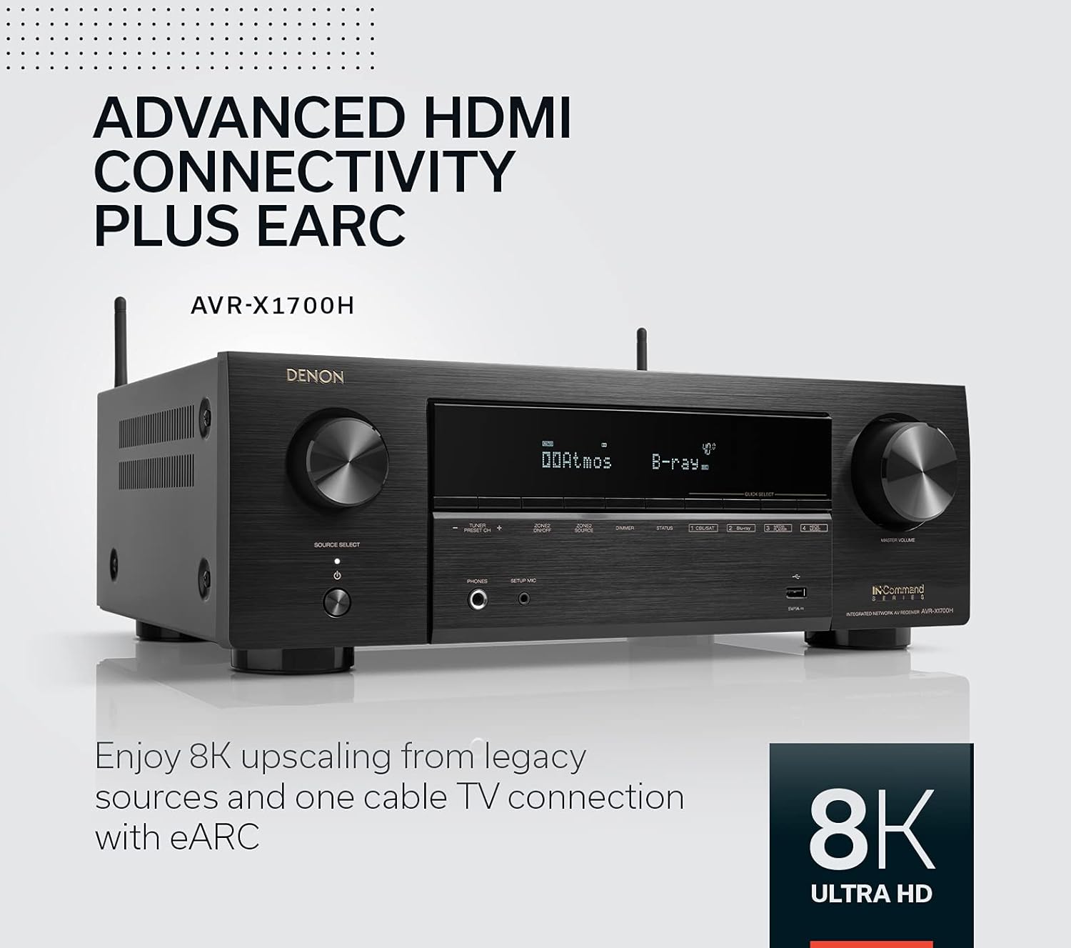 7.2 Channel AV Receiver with 8K HDMI M424186