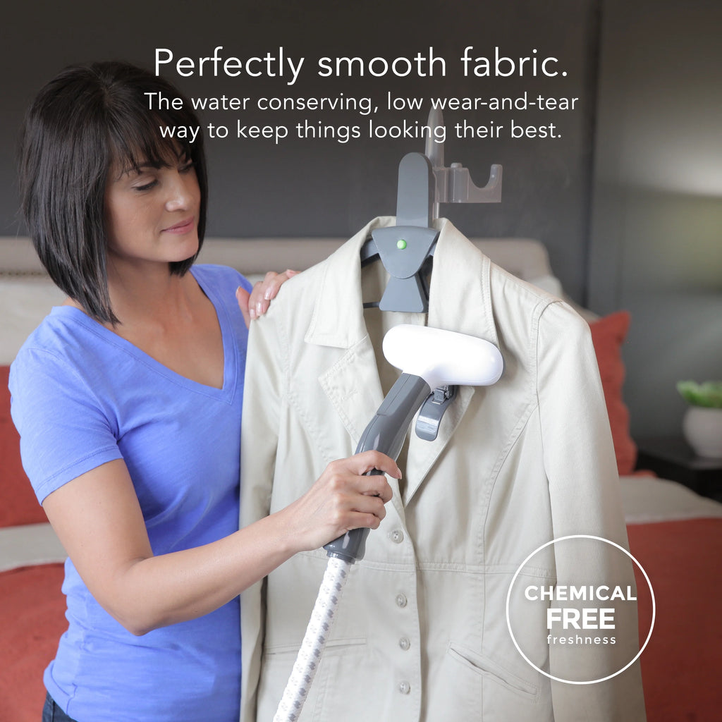 White Full-Size Garment Steamer N6809