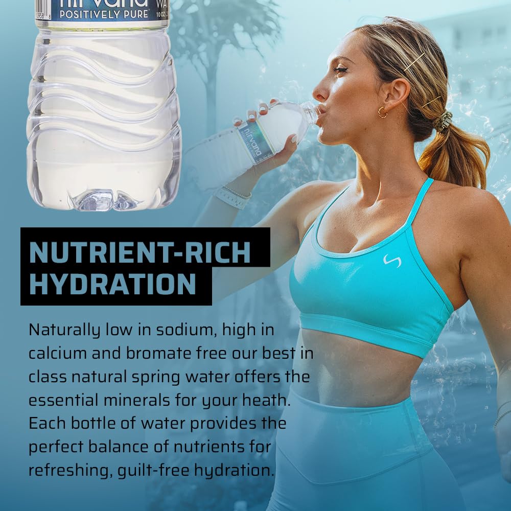 Natural Spring Water - 10 fl oz - 12 Bottles N449