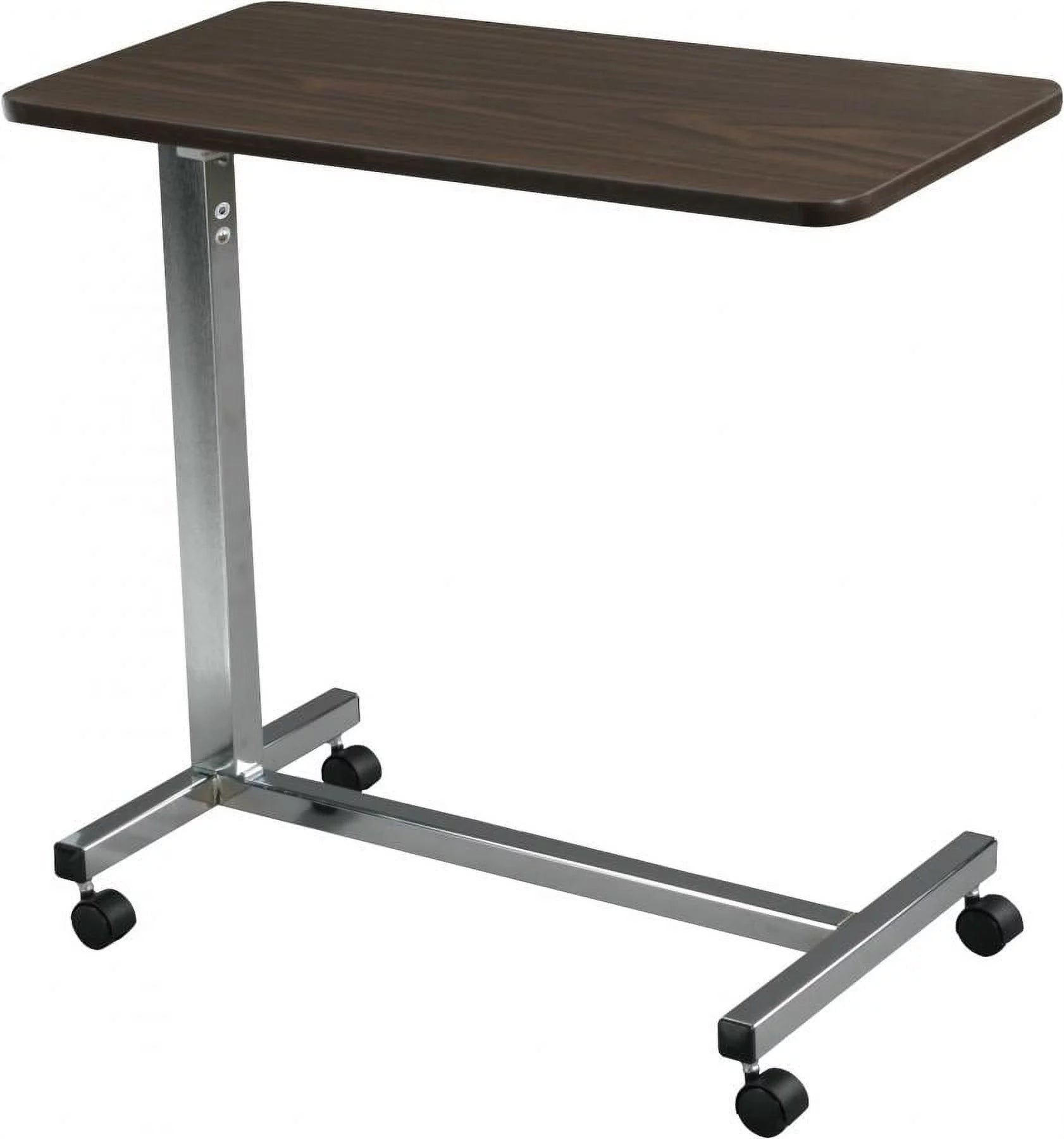 Walnut Overbed Table with Height Adjustment F987