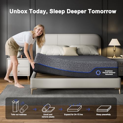 12 Inch Queen Size Memory Foam Mattress E6741
