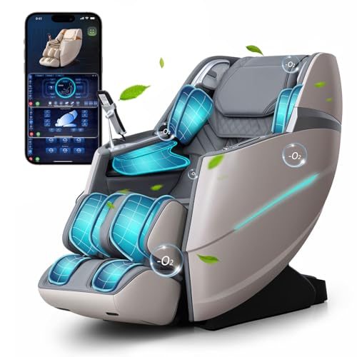 Black Full Body Massage Chair with Zero Gravity SL Track Q7748
