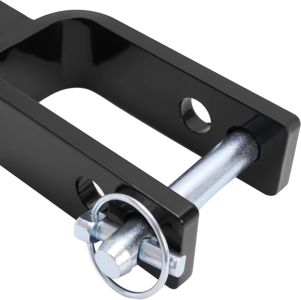 Black Steel Quick Hitch Adapter for Category 1 3-Point Tractors W473286