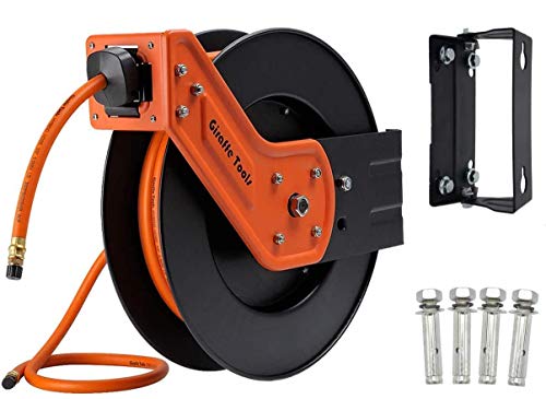 3/8" x 50 ft Retractable Air Hose Reel, 300 PSI Z88340