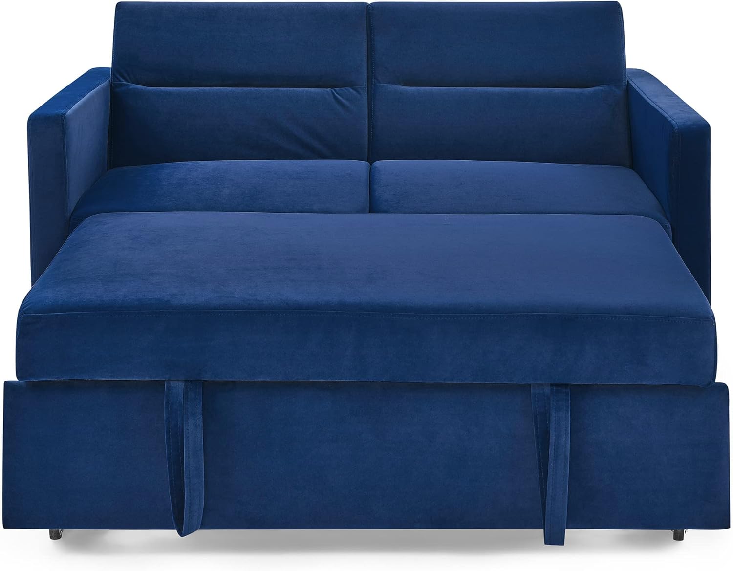 Blue 54.5" Convertible Sofa Bed W354040