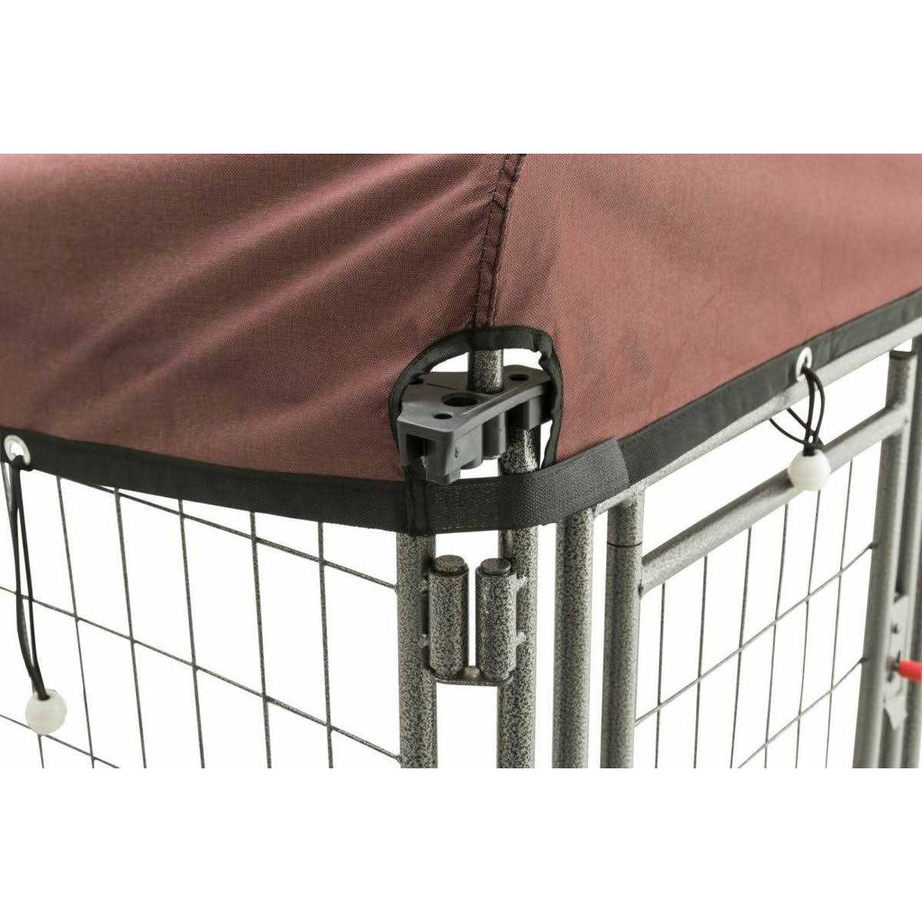 Outdoor Dog Kennel with Cover Y147892