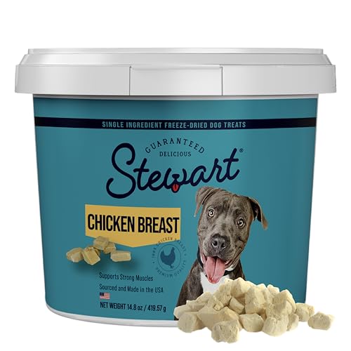 Freeze Dried Raw Chicken Breast Dog Treats, 14.8 Ounce Resealable Tub O405