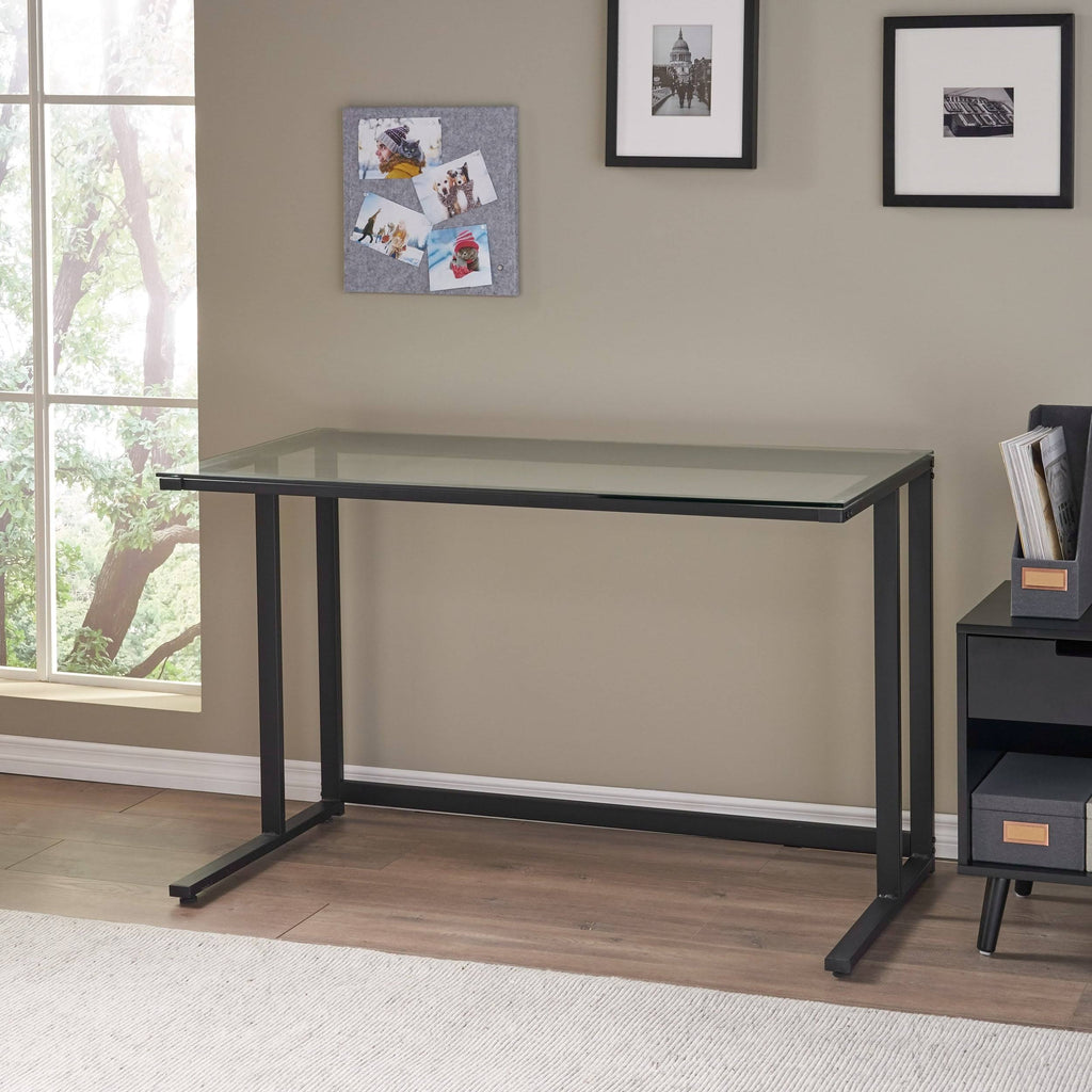 Glass Computer Desk D5818