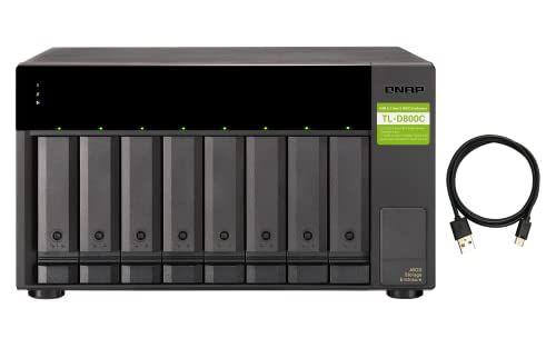8 Bay Desktop JBOD Storage Enclosure with USB 3.2 Gen 2 Type-C Q836