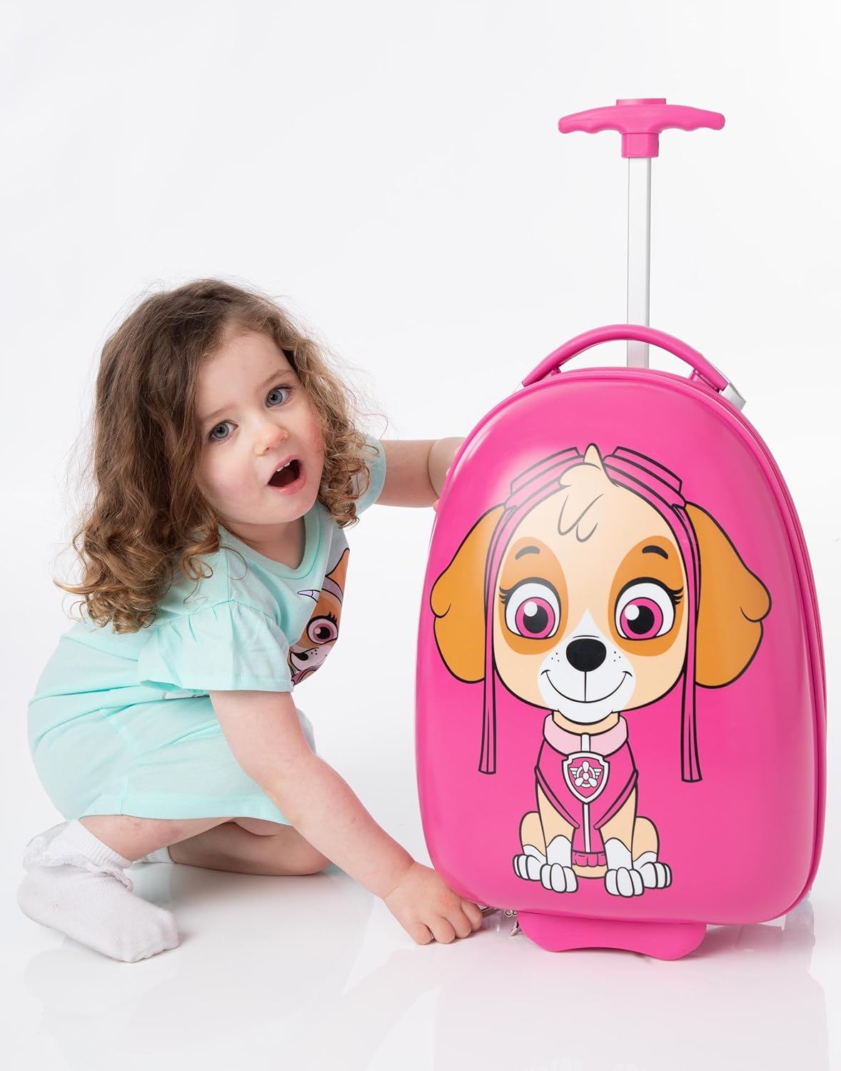 Pink Small Hard Cover Carry On Trolley Suitcase N36845