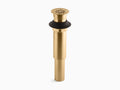 Decorative Grid Drain Without Overflow Brushed Gold P6367