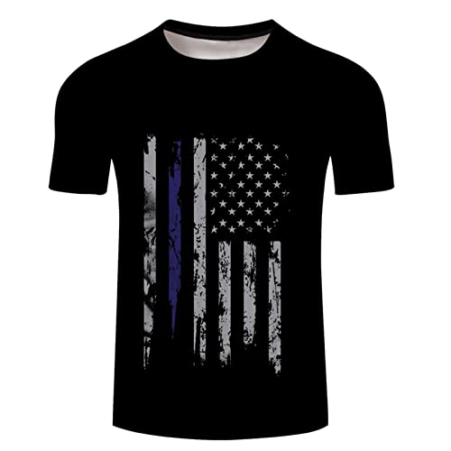 America Flag Graphic Tshirt D205