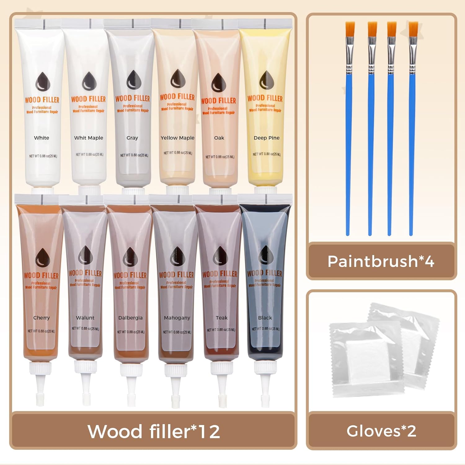 12 Colors Wood Furniture Repair Kit F790007