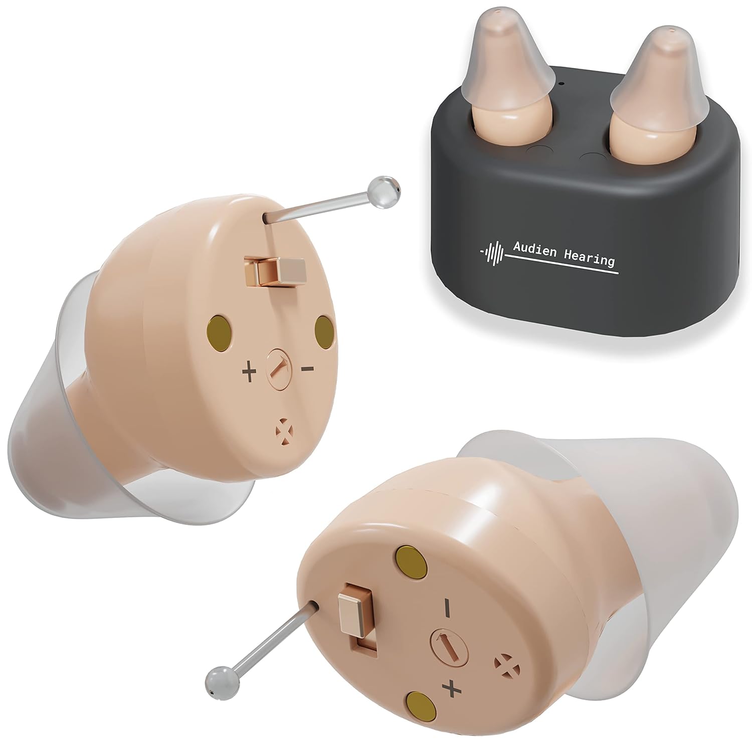 Rechargeable Hearing Amplifier with Accessory Kit R137