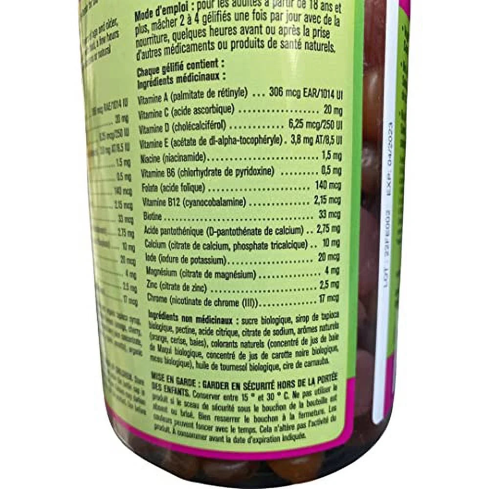 Adult Multi-Vitamin Gummies, 250 Gummies D712222