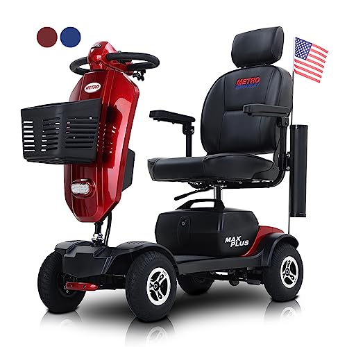 Red 4 Wheel Mobility Scooter D8449