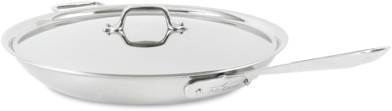 3-Ply Stainless Steel Fry Pan 14 Inch H12502