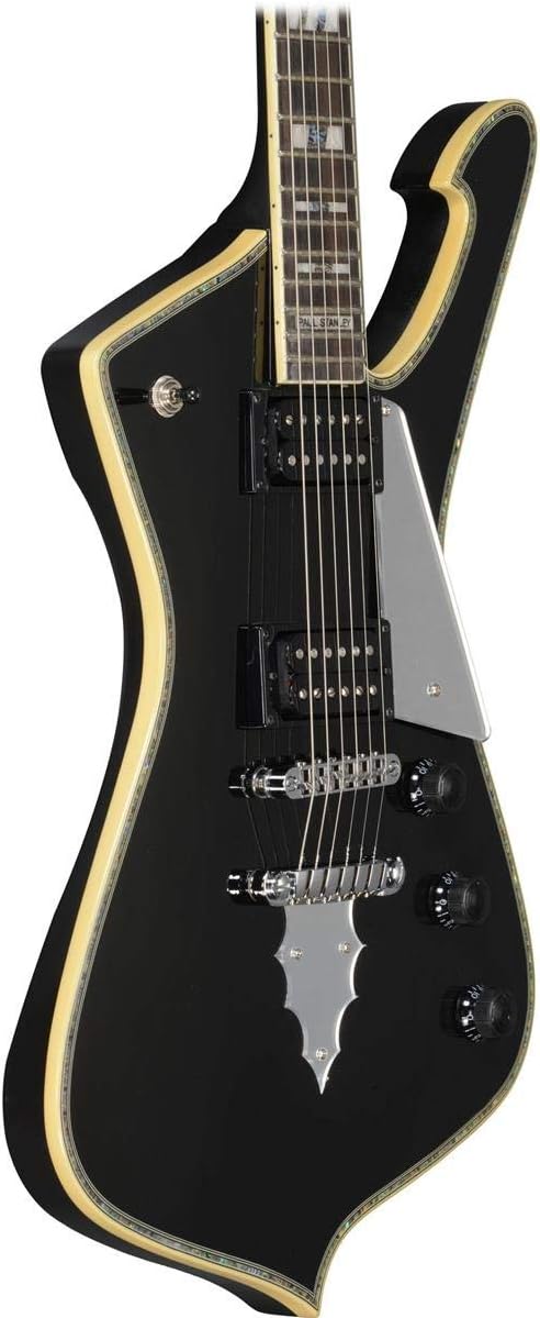 Black 6-String Electric Guitar R263