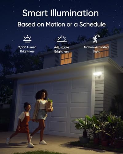 Corded Electric Wireless 2K Dome Security Camera X2919