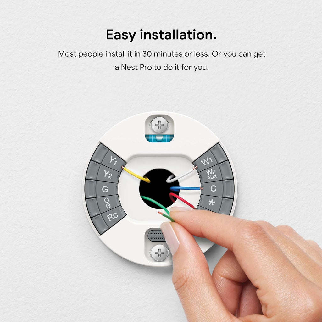 Polished Steel Programmable Smart Thermostat P84271