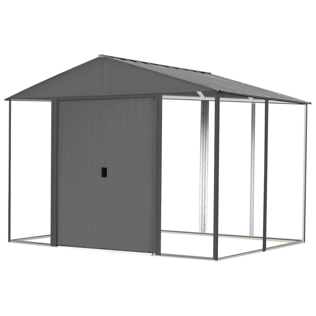 Galvanized Steel Hybrid Shed Kit - 10 x 12 Anthracite V7597