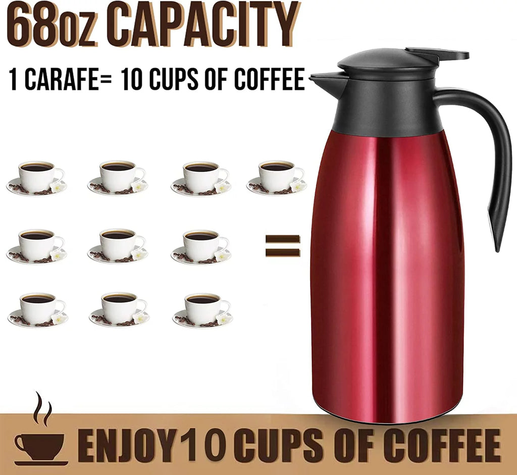 68oz Insulated Stainless Steel Coffee Carafe B571