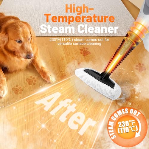15.2OZ Handheld Pressurized Steam Cleaner with 11-Pieces Accessories J525
