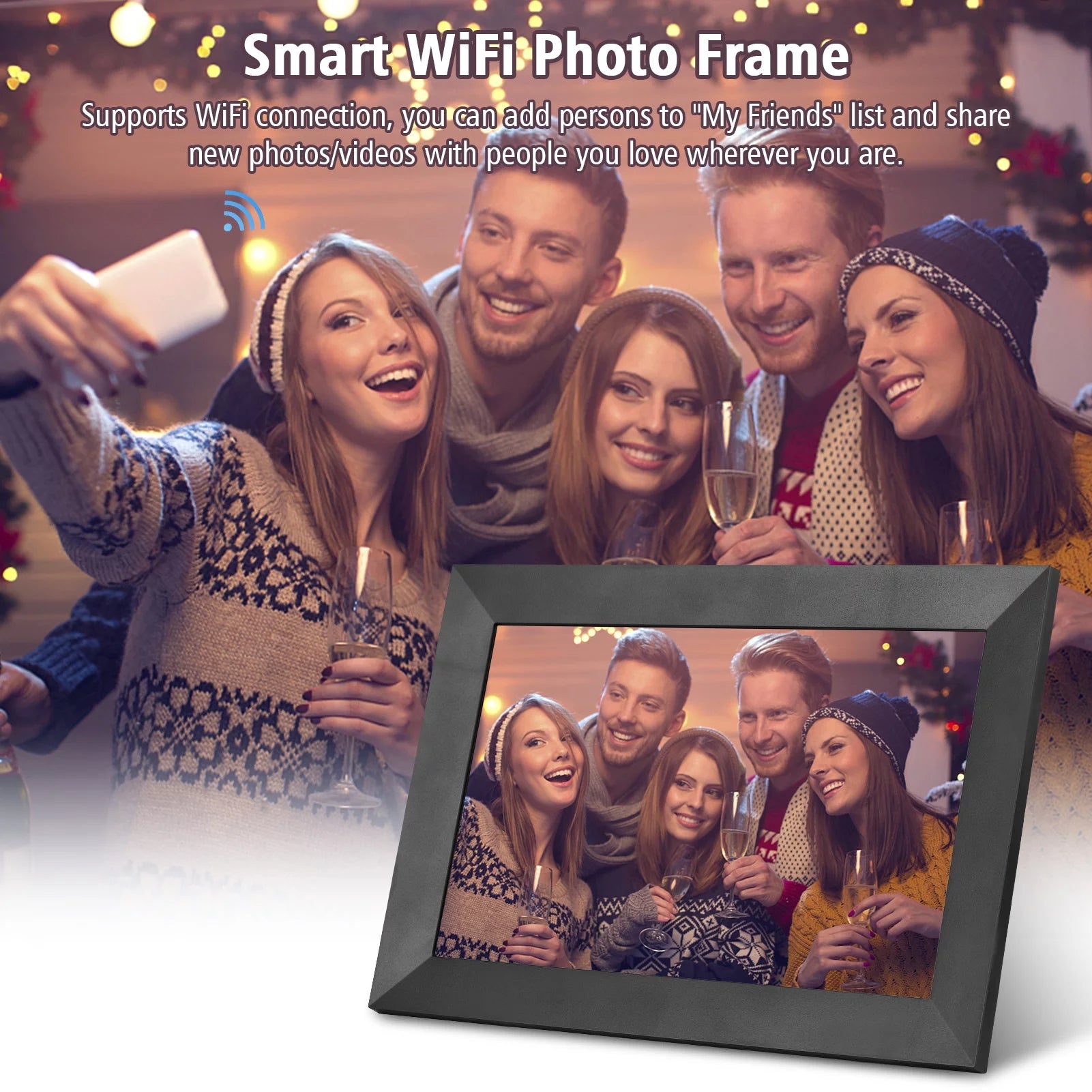 10.1 Inch Smart WiFi Digital Picture Frame P34439
