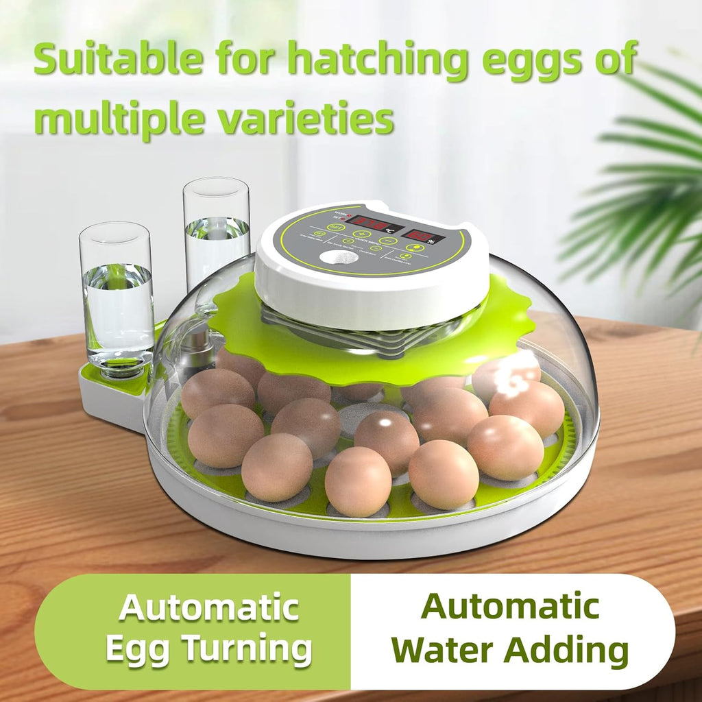 18 Egg Incubator with Automatic Egg Turning and Humidity Control U4682