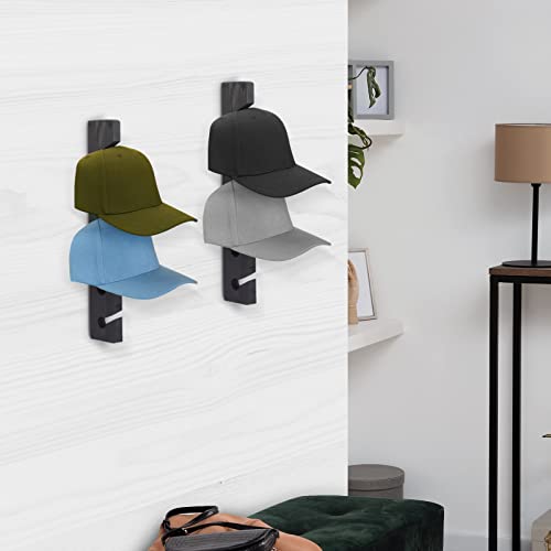 Gray Wooden Hat Rack (2 Pack) U980