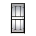 Black Steel Storm Door X295