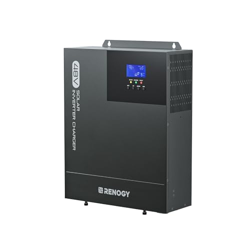 3500W Pure Sine Wave Solar Inverter 48V DC to 120V AC with 80A MPPT Charge Controller and Bluetooth P620