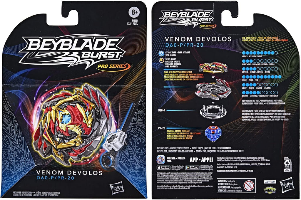 Attack Type Spinning Top Starter Pack with Launcher Toy P8558
