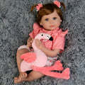 22 inch Lifelike Reborn Baby Doll with Feeding Toy Accessories Set U830195